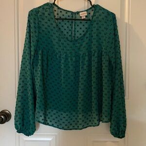 Merona green women’s top